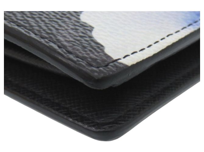 Louis Vuitton Black Monogram Eclipse Sunrise Brazza Wallet - view 10