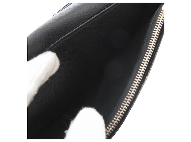 Louis Vuitton Black Monogram Eclipse Sunrise Brazza Wallet - view 3