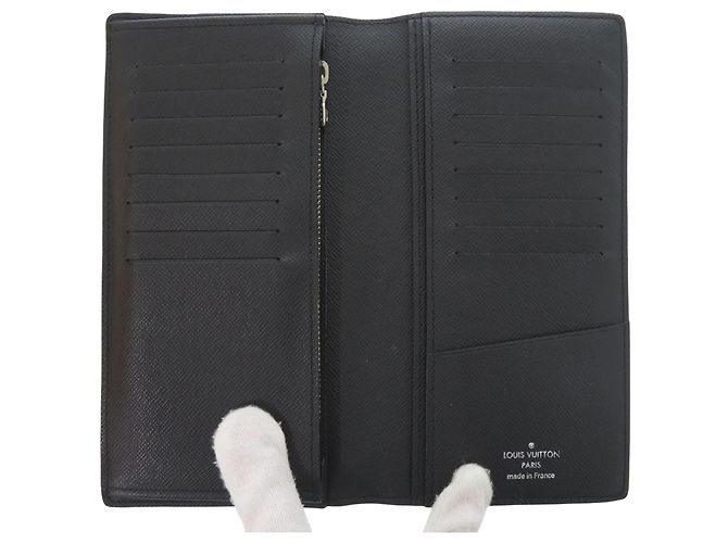 Louis Vuitton Black Monogram Eclipse Sunrise Brazza Wallet - view 4