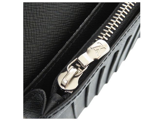 Louis Vuitton Black Monogram Eclipse Sunrise Brazza Wallet - view 7