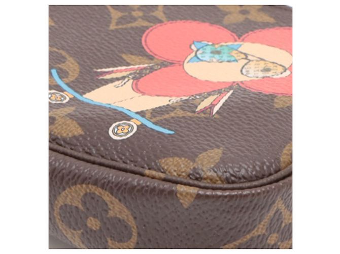 Mini Pochette Accessoires Vivienne Skateboard Monogramma Marrone Louis Vuitton - vista 7