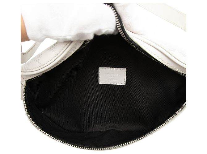 Bumbag Campus Damier Infini Bianco Louis Vuitton - vista 4
