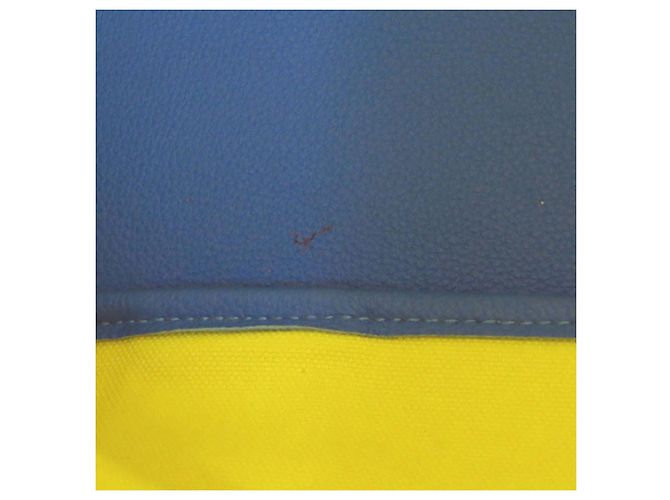 Trim Borsa Tote Pursangle in Tela Gialla e Clemence di Hermès Giallo - vista 10