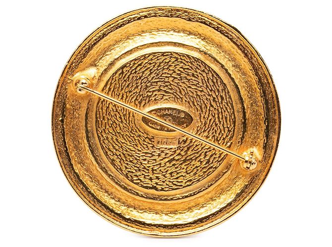 Spilla Chanel in oro placcato 31 Rue Cambon D'oro - vista 2