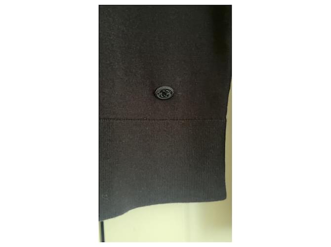 Chanel Herren Wollpullover schwarz - Ansicht 3
