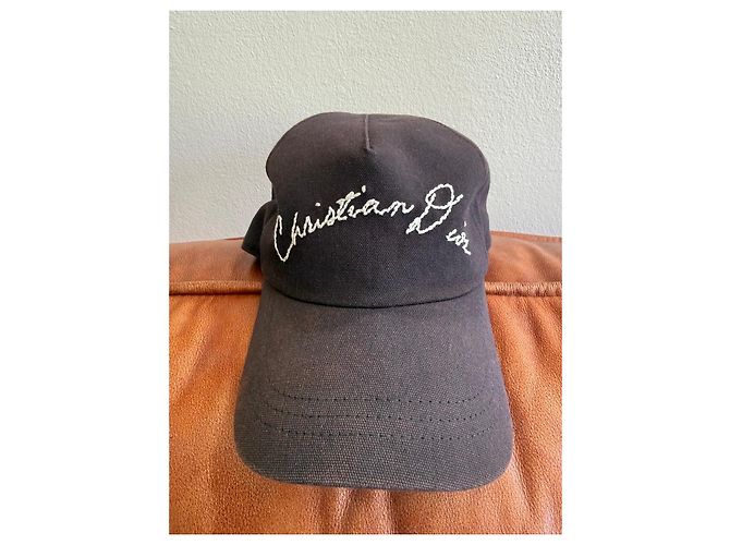 Cappellino Christian Dior in cotone Nero - vista 2