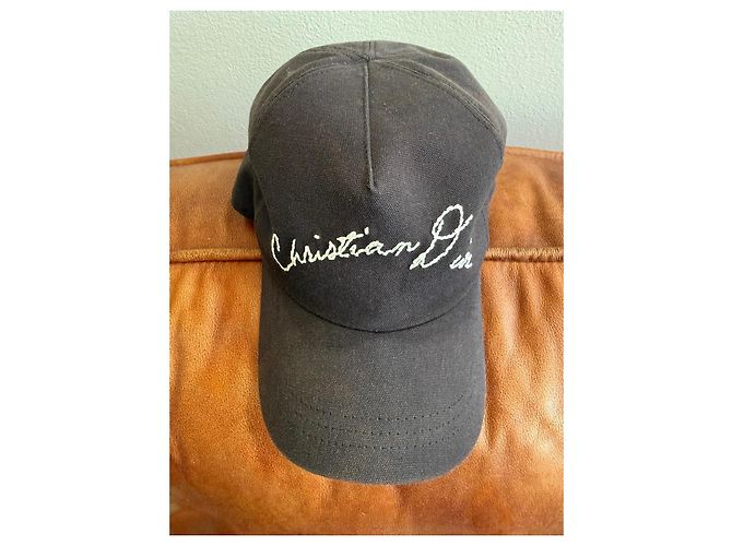 Cappellino Christian Dior in cotone Nero - vista 3