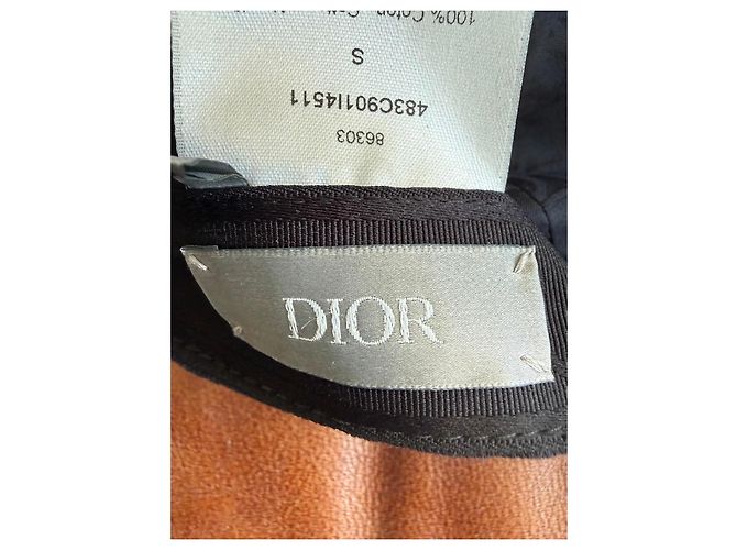 Cappellino Christian Dior in cotone Nero - vista 6