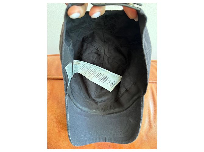 Cappellino Christian Dior in cotone Nero - vista 8