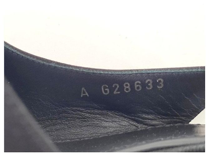 NEUE CHANEL SLINGBACK-SCHUHE SCHLEIFE CC-LOGO G28633 36 SCHWARZ SATIN - Ansicht 11