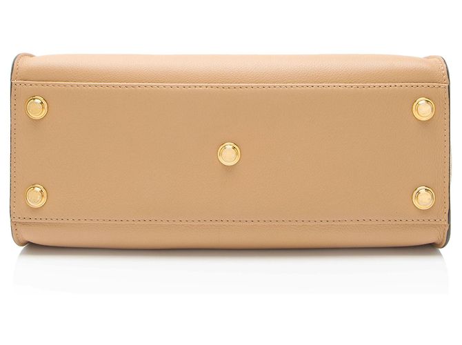 Louis Vuitton Mahina Kalbsleder On My Side MM Tote Braun - Ansicht 4