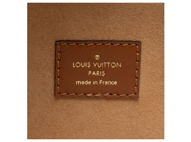 Louis Vuitton Mahina Kalbsleder On My Side MM Tote Braun - Ansicht 7