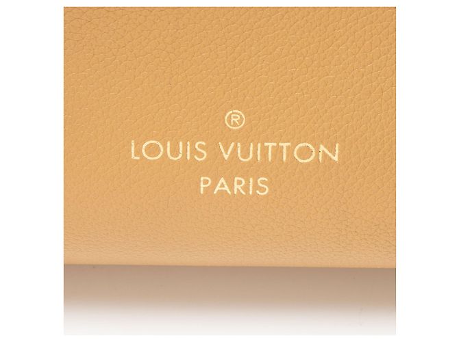 Louis Vuitton Mahina Kalbsleder On My Side MM Tote Braun - Ansicht 8