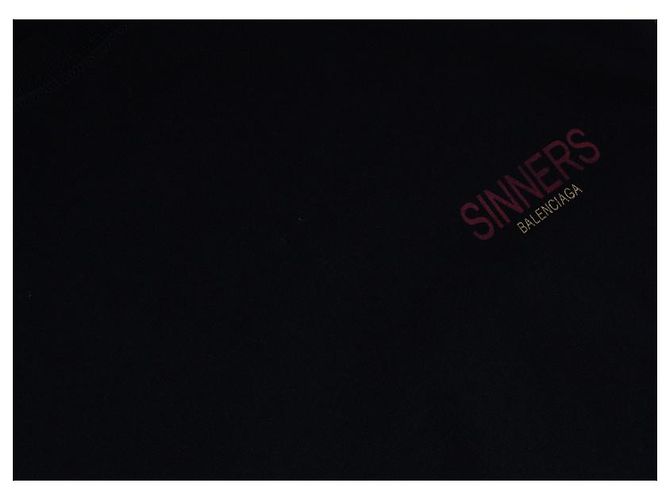 T-shirt Sinners Balenciaga Nero - vista 5