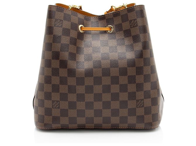 Néonoé Borsa a Spalla Neonoe MM Damier Ebene di Louis Vuitton Marrone - vista 3
