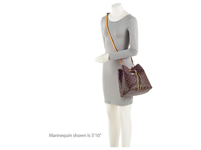 Néonoé Borsa a Spalla Neonoe MM Damier Ebene di Louis Vuitton Marrone - vista 5