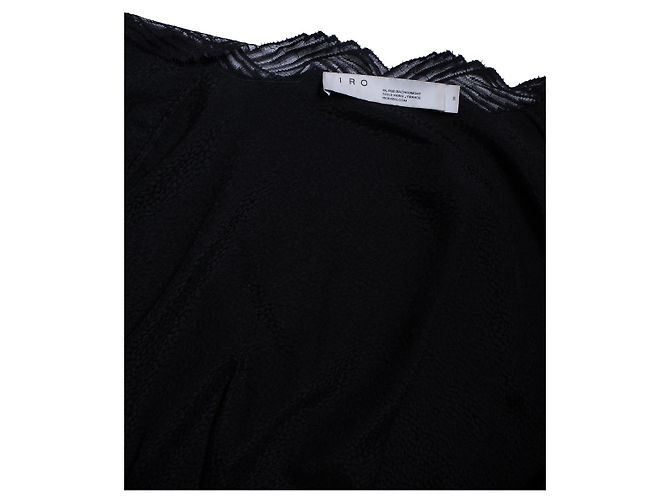 IRO, top jarl negro con encaje - vista 5