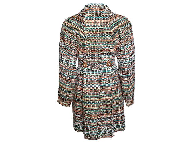 Casaco de tweed duplo abotoado Chanel, Paris Seul Multicor - vista 3