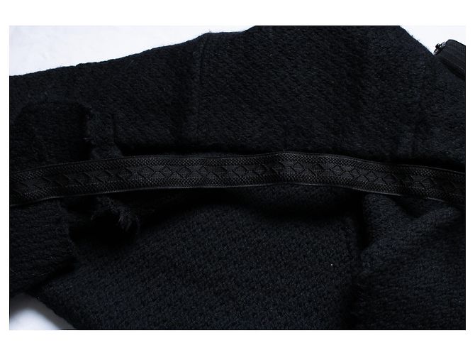 Falda envolvente de lana negra Isabel Marant Negro - vista 5