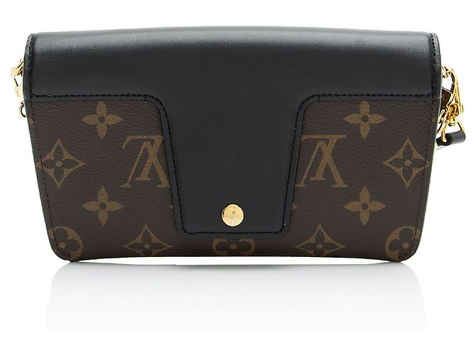 Cintura con lucchetto in tela Monogram Louis Vuitton Nero - vista 3