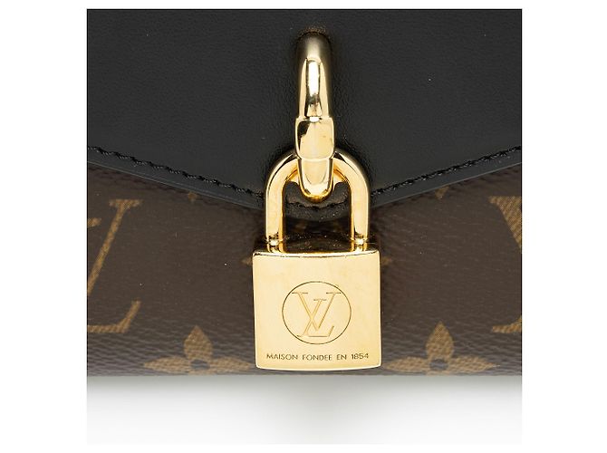 Cintura con lucchetto in tela Monogram Louis Vuitton Nero - vista 8