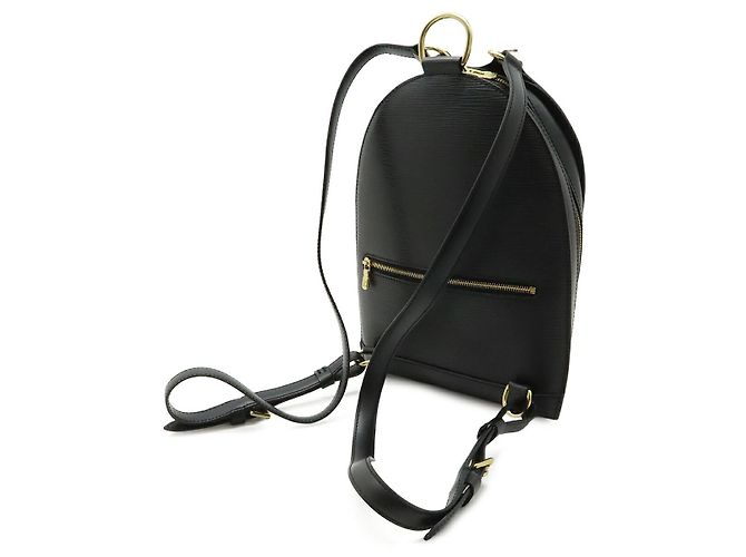 Louis Vuitton Epi Leather Mabillon Backpack Black - view 2
