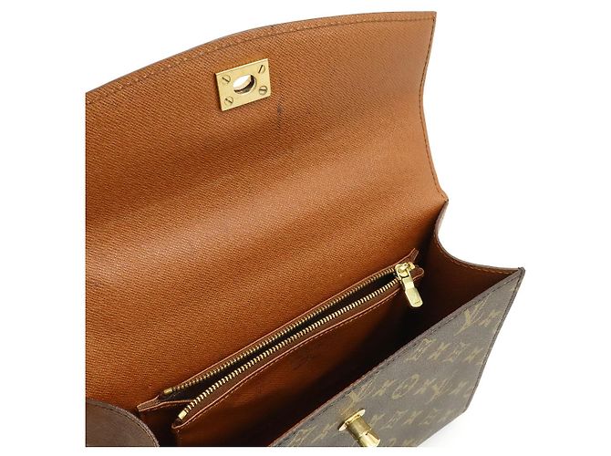 Borsa a mano Louis Vuitton Monogram Malletier Marrone - vista 6