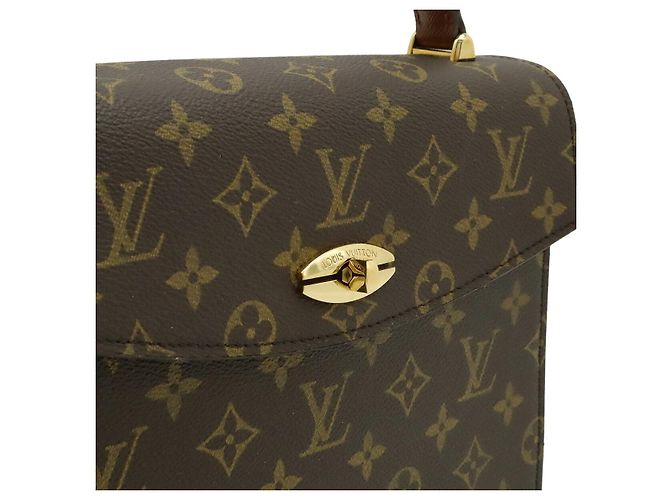 Borsa a mano Louis Vuitton Monogram Malletier Marrone - vista 9