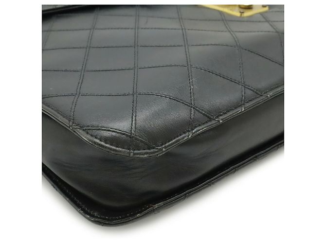 Bicolor Leder Aktentasche von Chanel Schwarz - Ansicht 3