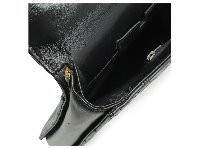 Bicolor Leder Aktentasche von Chanel Schwarz - Ansicht 7