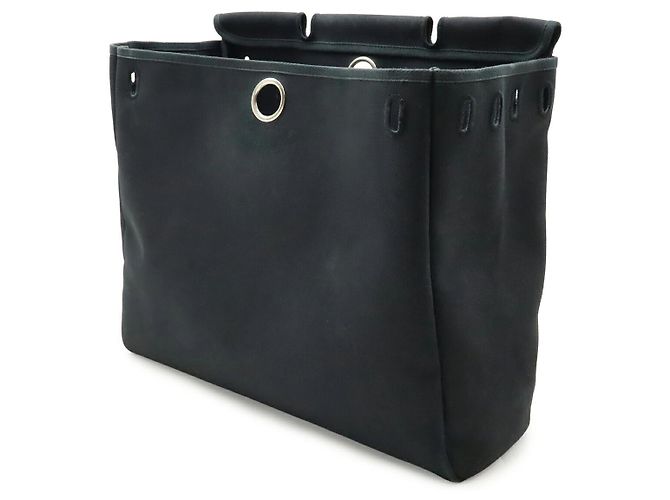 Borsa in pelle Toile Officier GM 2WAY di Hermès Nero - vista 9