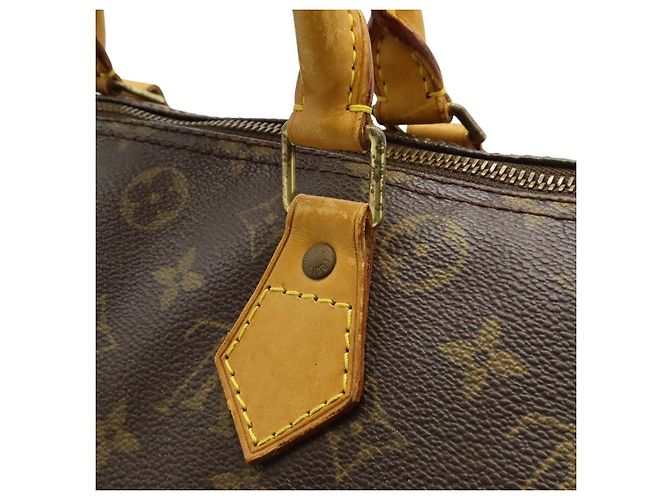 Borsa Louis Vuitton Monogram Speedy 30 Marrone - vista 8