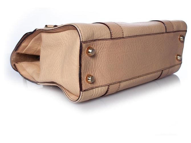 Borsa in pelle grana Dolce & Gabbana Marrone Beige - vista 3