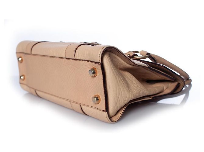 Borsa in pelle grana Dolce & Gabbana Marrone Beige - vista 4