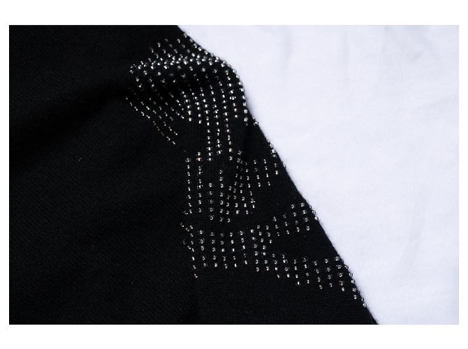 Autre Marque Schwarzes Midi-Kleid mit Rollkragen von Mastermind Japan - Ansicht 7