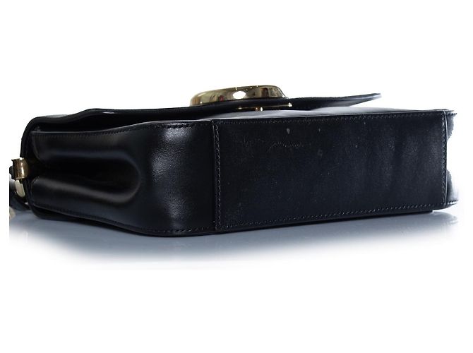 Chloé, borsa in pelle C nera Nero - vista 5