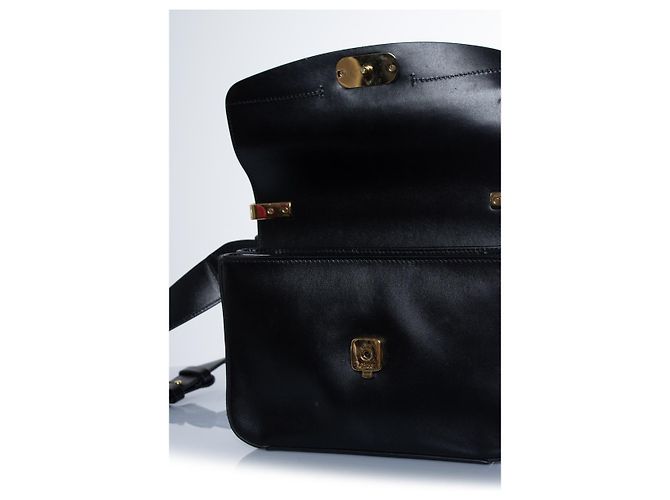Chloé, borsa in pelle C nera Nero - vista 7