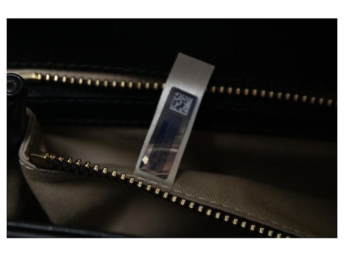 Chloé, borsa in pelle C nera Nero - vista 8