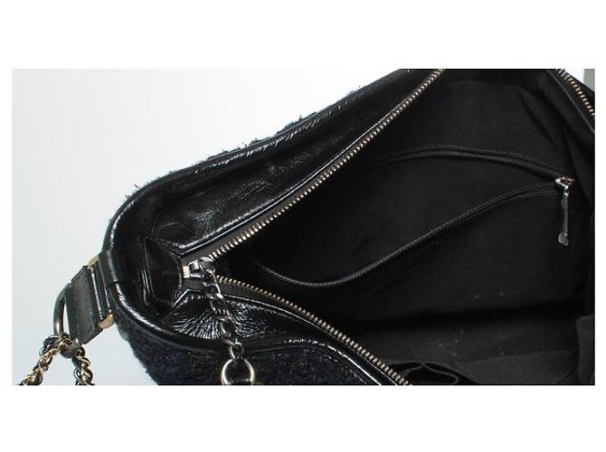 Chanel, Medium Gabrielle borsa a tracolla in tweed Multicolore - vista 9