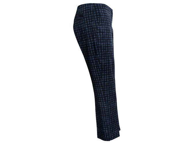 Calça estampada xadrez gráfica Prada Multicor - vista 3