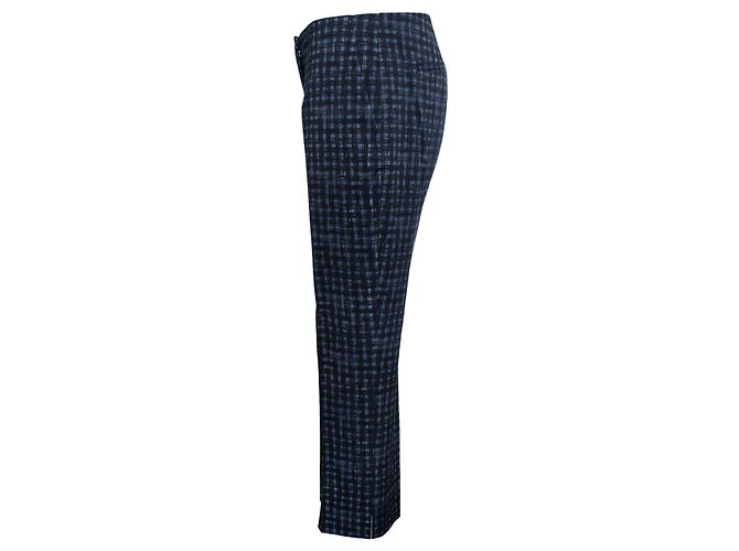 Calça estampada xadrez gráfica Prada Multicor - vista 4