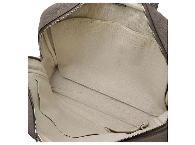 Borsa Boston Victoria 40 in pelle Hermès Grigio - vista 6