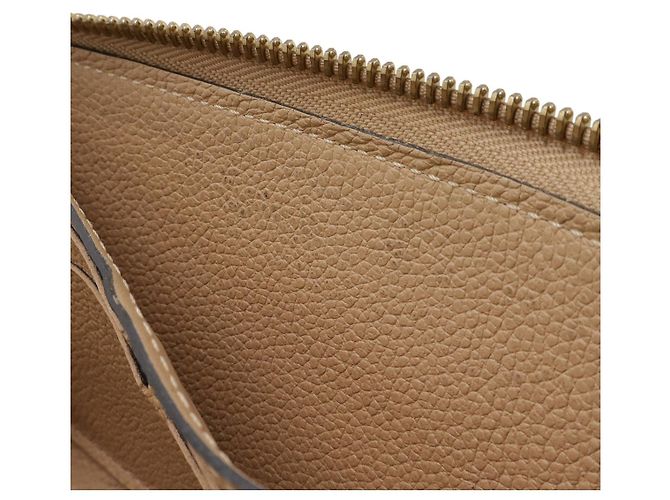Portafoglio Clemence Monogram Empreinte Louis Vuitton Marrone Beige - vista 5
