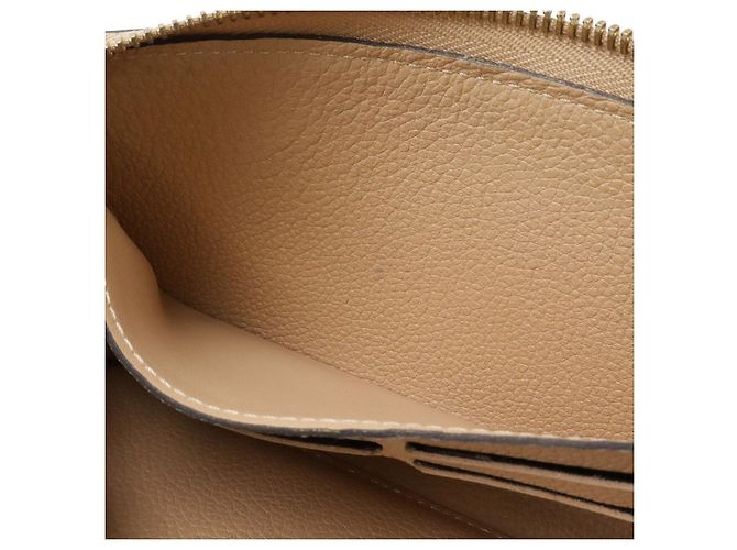 Portafoglio Clemence Monogram Empreinte Louis Vuitton Marrone Beige - vista 7