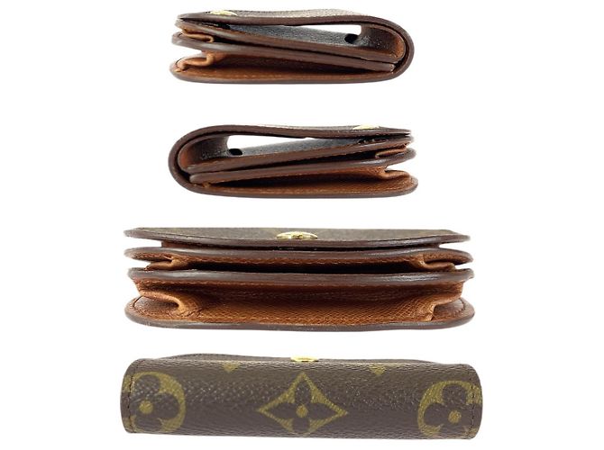 Portamonete Monogram Louis Vuitton Marrone - vista 10