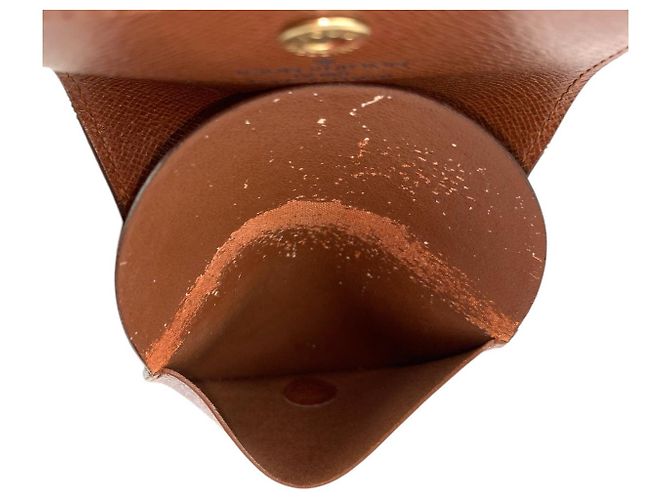 Portamonete Monogram Louis Vuitton Marrone - vista 7