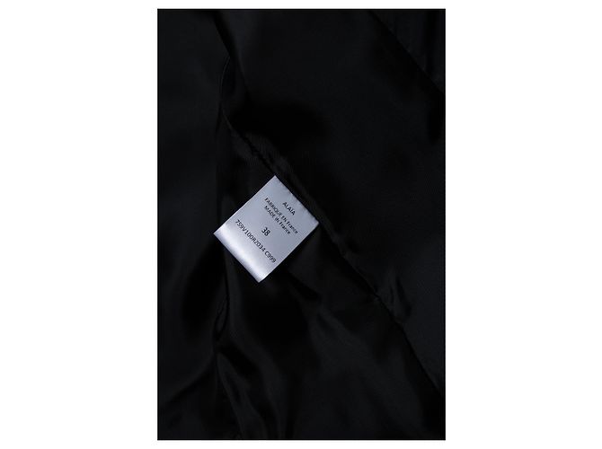Blazer en python noir Alaïa - vue 7