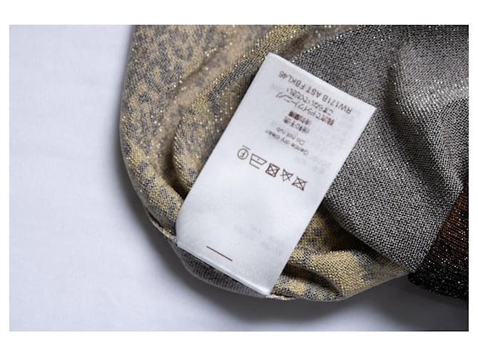 Pull en lurex avec imprimé python Louis Vuitton Multicolore - vue 5