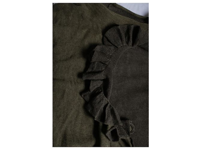 Grüner Rüschencardigan von Dries van Noten - Ansicht 5