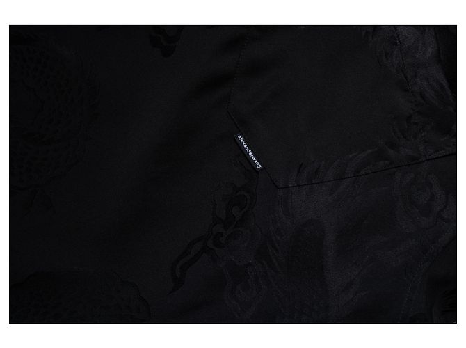 Autre Marque Alexander Wang, Camicia a maniche corte con stampa di drago Nero - vista 8